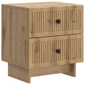 vidaXL &Scaron;alia lovos spintelė Artisano ąžuolo 43 x 34,5 x 47,5 cm