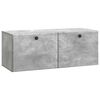 vidaXL Sieninė TV spintelė 78,5 x 31 x 30 cm Betono pilka