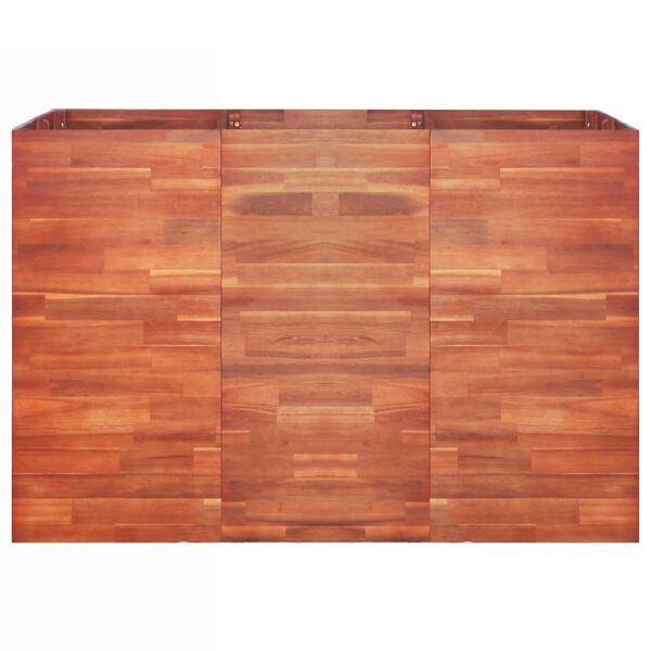 vidaXL Lovelis augalams, akacijos mediena, 150x100x100cm, aukštas