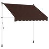vidaXL Rankinė sulankstoma markizė Ruda 250 cm