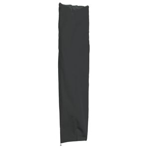 vidaXL Sodo skėčio uždangalas, juodas, 240x57/57cm, 420D oksfordas
