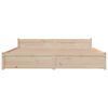 vidaXL Lovos rėmas be čiužinio, 200x200cm, medienos masyvas