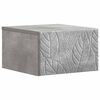 vidaXL Sieninis naktinis staliukas Betono pilka 49 x 34,5 x 20 cm