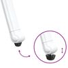 vidaXL Sodo stalo komplektas 3 pcs Balta Liejamasis aliuminis