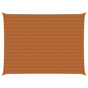vidaXL Saulės burė Oranžinė ir ruda 8 x 6 m 100% poliesteris Oksfordas