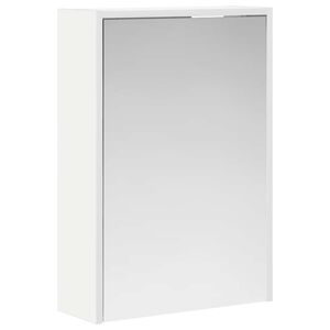 vidaXL Vonios veidrodžio spinta su lentyna Balta 43 x 16 x 62.5 cm