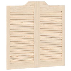 vidaXL Sukamosios durys Natūrali 80 x 40 cm Pu&scaron;ies medienos masyvas