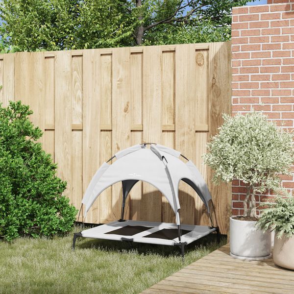 vidaXL Šuo Lova Sidabrinė Pilka 92 x 77 x 82,5 cm Plienas