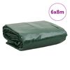 vidaXL Tentas, pilkos spalvos, 6x8m, 650g/m&sup2;