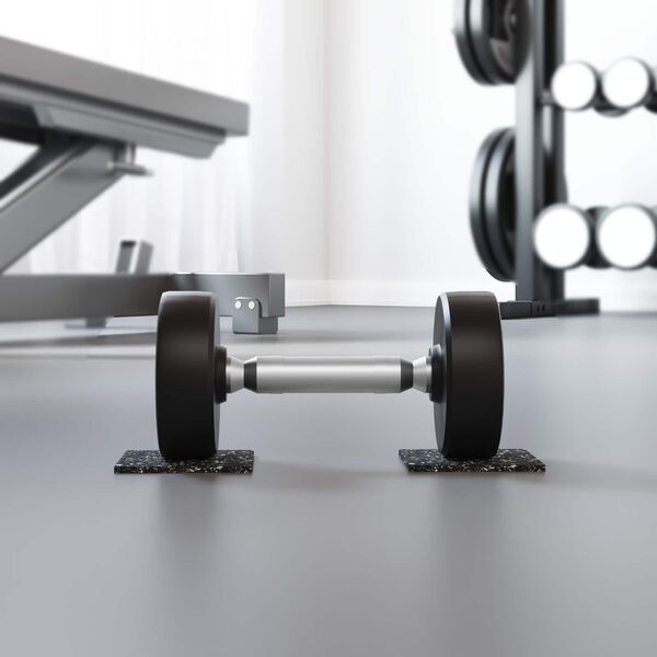 vidaXL Gumos volas Juoda 2000 x 12 x 0,3 cm Guma