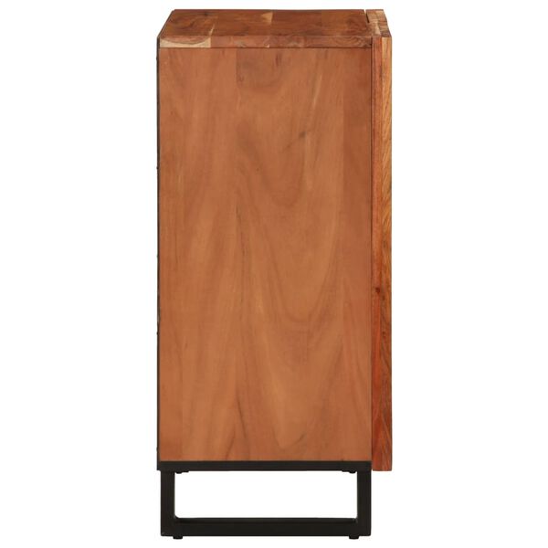 vidaXL Šoninė spintelė, 60x34x75cm, akacijos medienos masyvas