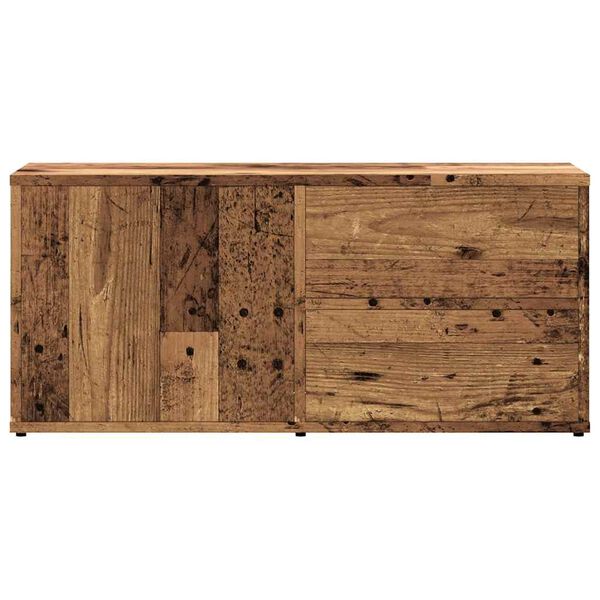 vidaXL televizoriaus spintelė Old Wood 80x34x35,5 cm Engineered Wood
