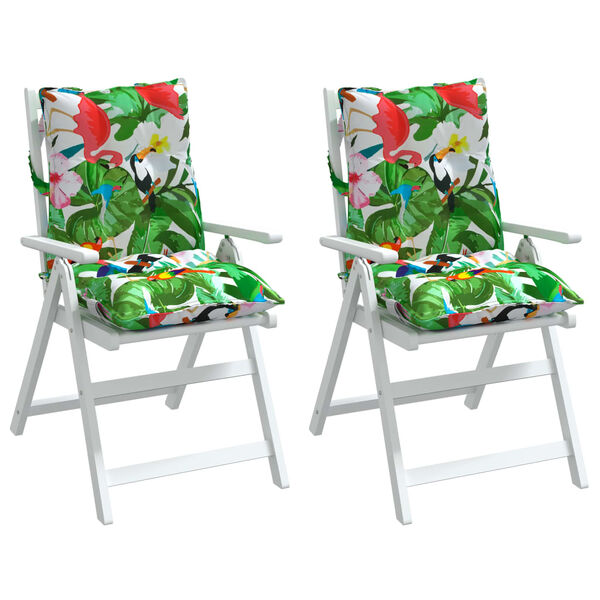 vidaXL Kėdės pagalvėlės, 2vnt., įvairių spalvų, oksfordo audinys