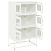 vidaXL Highboard White 68x39x123 cm Plienas