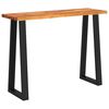 vidaXL Konsolinis staliukas su gyvu kra&scaron;tu, 110x35x80cm, akacija