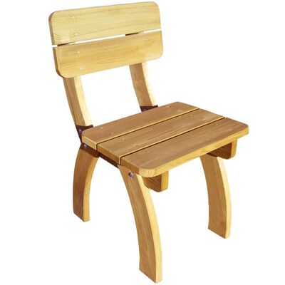 vidaXL Sodo kėdės, 2 vnt., impregnuota pušies mediena