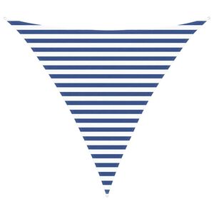 vidaXL Saulės burė Mėlyna ir balta 3 x 3 x 3 m