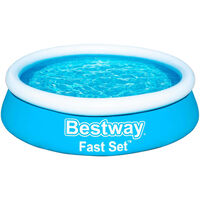Bestway Fast Set Pripučiamas baseinas, mėlynas, 183x51cm, apskritas