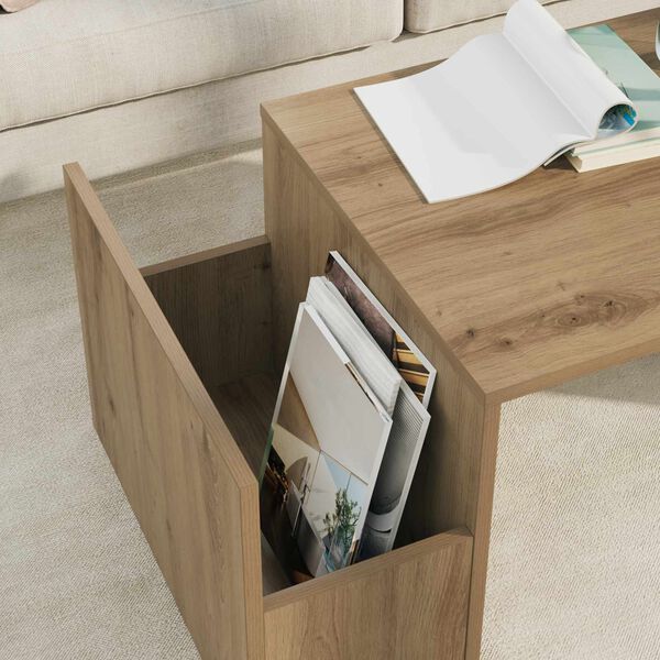 vidaXL Kavos staliukas Amatininkų ąžuolas 90 x 45 x 35 cm