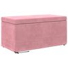 vidaXL Sūpynes Rožinė 81 x 41 x 40 cm Velvetas ir Inžinerinė Medis
