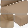 vidaXL Lauko sofa pagalvėlė 3 pcs Taupe Poliesteris