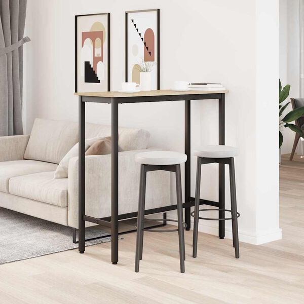 vidaXL staliuku Sonoma ąžuolas 100 x 40 x 100,5 cm