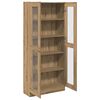 vidaXL Highboard Artisan ąžuolas 82,5x30,5x185 cm inžinerinė mediena