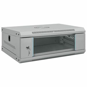 vidaXL Tinklo spinta su saugykla Pilka 53 x 45 x 21 cm Plienas