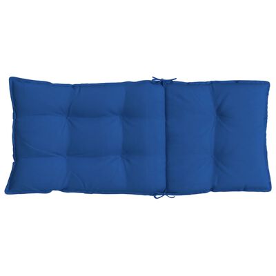 vidaXL Kėdės pagalvėlės, 2vnt., karališkos mėlynos, oksfordo audinys