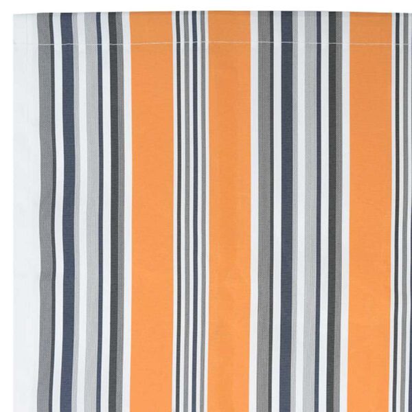 vidaXL Markizės pakaitinis audinys Mėlyna ir oranžinė 10 x 1.6 m