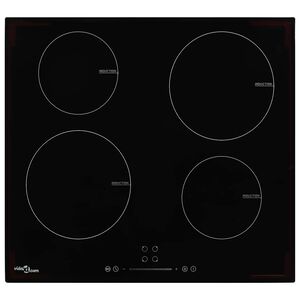 vidaXL Indukcinė kaitlentė su 4 kaitvietėmis, stiklas, 7000W