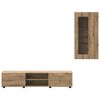 vidaXL TV spintelių komplektas su stalčių FLORIN Amatininkų ąžuolas