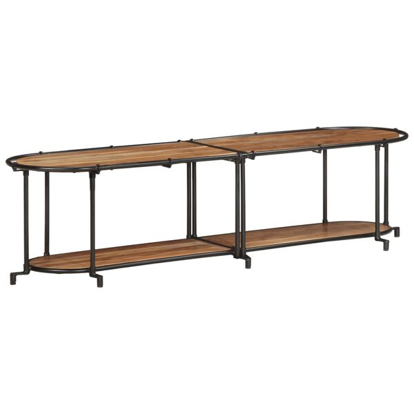 vidaXL Televizoriaus spintelė, 160x42x40cm, akacijos medienos masyvas