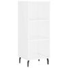 vidaXL Komoda, baltos spalvos, 34,5x34x180cm, apdirbta mediena