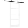 vidaXL Slankios durys ORKDAL 93 x 202 cm Balta ir juoda