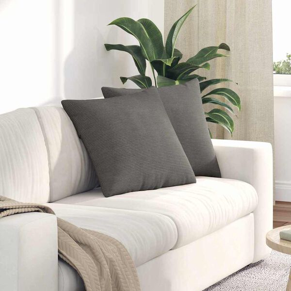 vidaXL Sofa Pagalvės 2 pcs Šviesiai pilka 50 x 50 cm