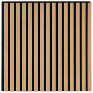 vidaXL Sienų plok&scaron;tės 8 pcs Natūrali 60,5 x 60 cm