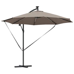vidaXL Skėtis nuo saulės 294 x 294 x 248 cm Poliesteris ir aliuminis