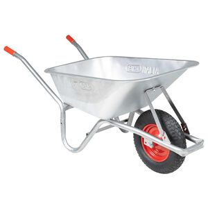 vidaXL karutis 90 L 150 kg Cinkuotas plienas ir plastikas