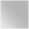 vidaXL LED vonios veidrodis Skaidrus 60 x 60 cm grūdintas stiklas