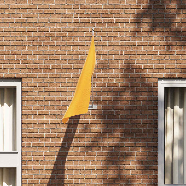 vidaXL Vėliavos Stiebo Laikiklis Sidabro 10.5 x 7.5 x 0.2 cm Plienas