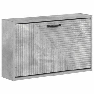 vidaXL Sieninis batų kabinetas HAARLEM 71 x 17 x 43 cm Betono pilka