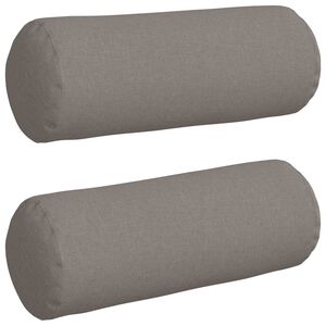 vidaXL Pagalvės 2 pcs Taupe &Oslash; 25 x 70 cm audinys