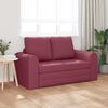 vidaXL Sofa lova 60cm Vyno raudona audinys