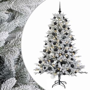 vidaXL Dirbtinė kalėdinė eglutė su rutuliuku 120 cm 150 LED