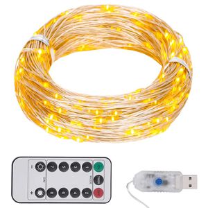 vidaXL LED lempučių girlianda, &scaron;iltos baltos spalvos, 15m