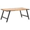 vidaXL Valgomojo stalas, 180x90x76cm, mango medienos masyvas
