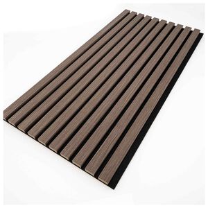 WallArt Sienų plok&scaron;tės 4 pcs Tamsiai rudas 80 x 40 cm