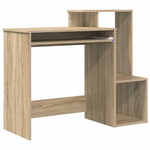 vidaXL Stalas Sonoma ąžuolas 106 x 41 x 88.5 cm Apdirbta mediena