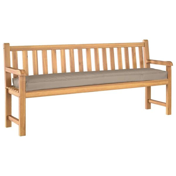 vidaXL Pallet pagalvė Taupe 180 x 40 x 8 cm Oksfordo audinys